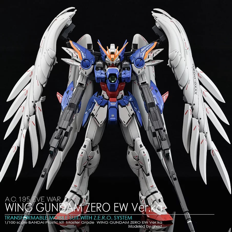 YAN Water Slide Decal For GHOST MG Wing Gundam Zero Ew Ver.Ka 2.0