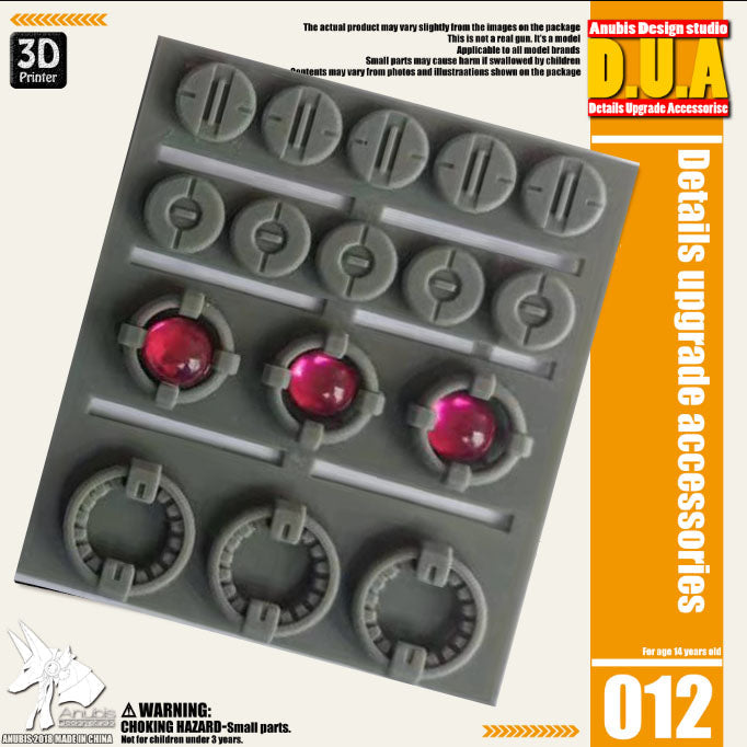 Anubis DUA012 3D Print Addon Detail Parts For MG HG RG Gundam