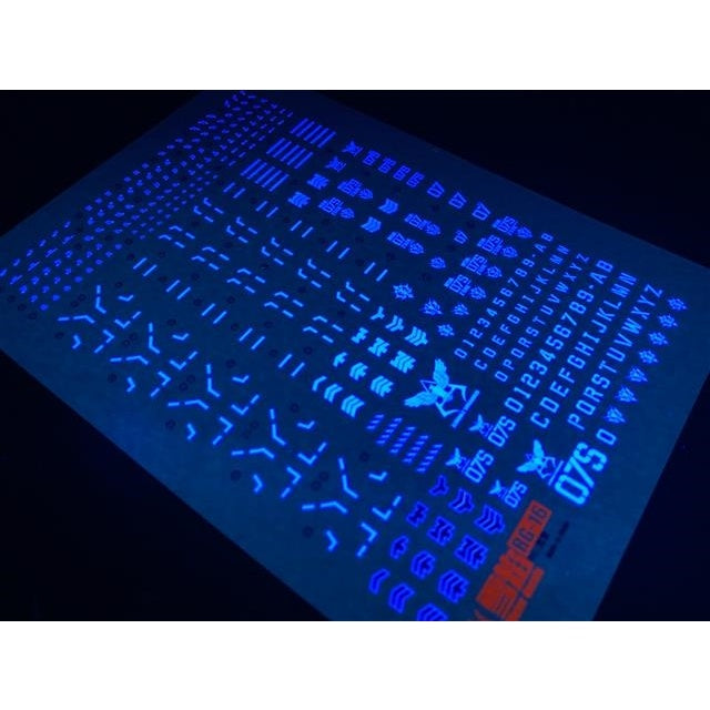 Xueyan Decal For RG ZGOK Red+Blue Fluorescence