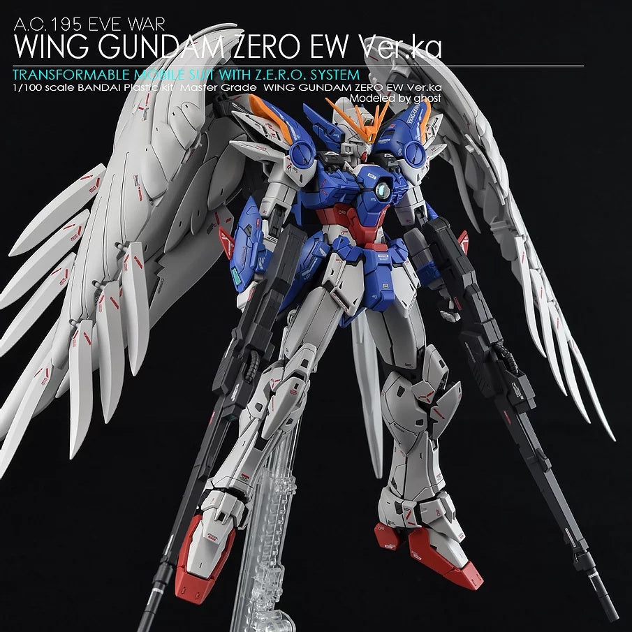 YAN Water Slide Decal For GHOST MG Wing Gundam Zero Ew Ver.Ka 2.0