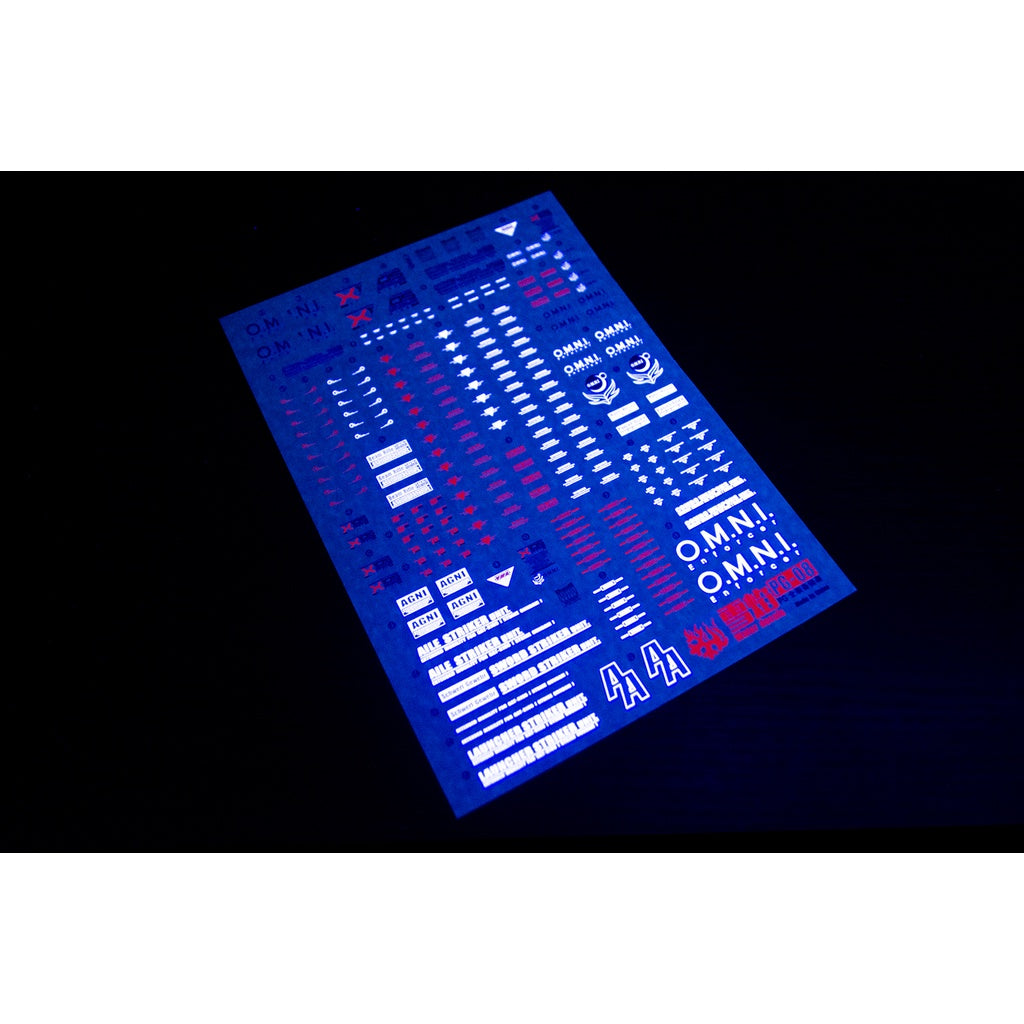 Xueyan Water Slide Decal For PG 1/60 Perfectibility Strike Fluorescence