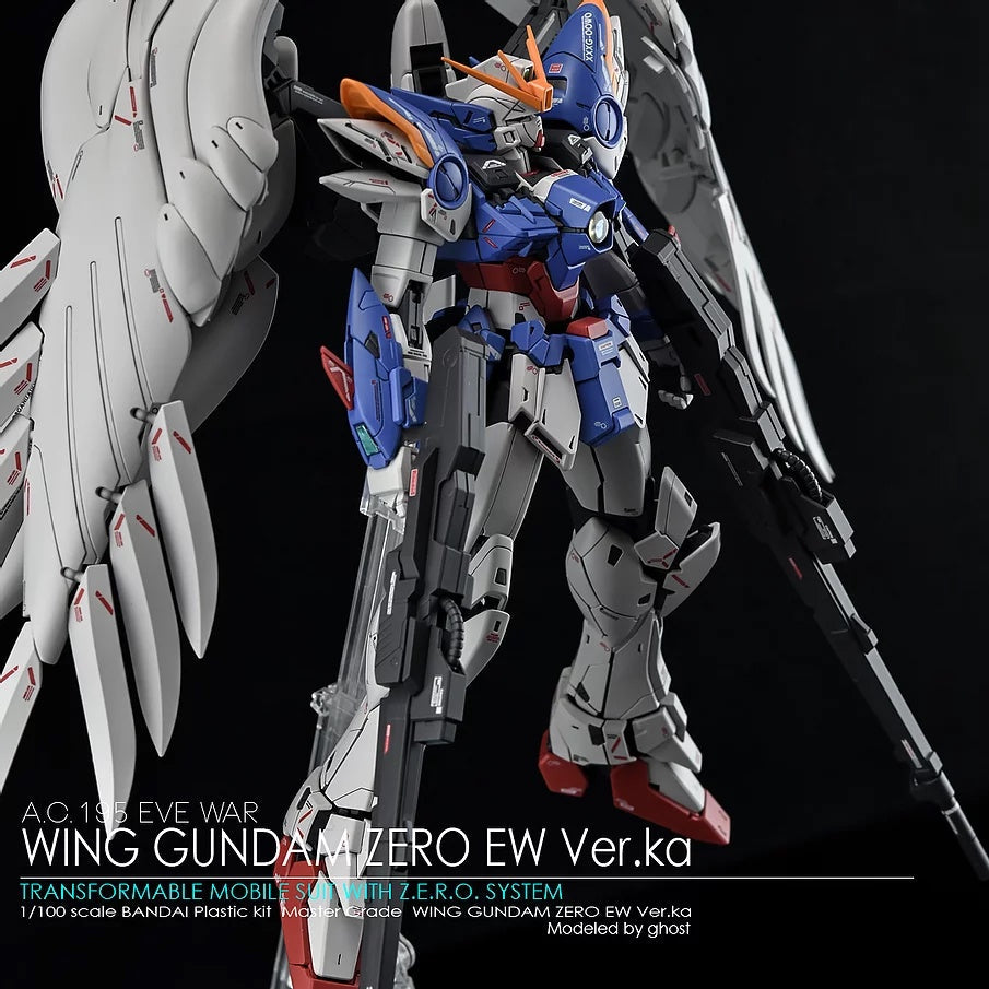 YAN Water Slide Decal For GHOST MG Wing Gundam Zero Ew Ver.Ka 2.0