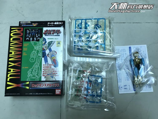 BANDAI 1996 Rockman X crystal clear version doll assembly