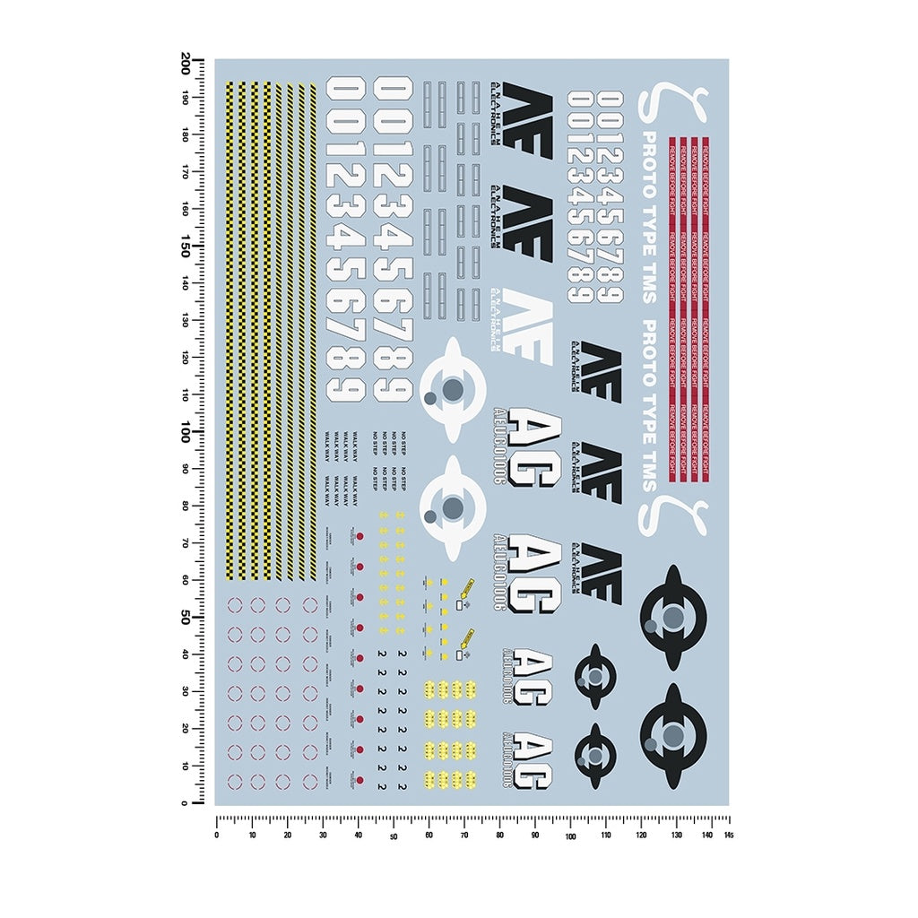 Artisan's Club Slide Decals For PG 1/60 Z ZETA Gundam MSZ-006