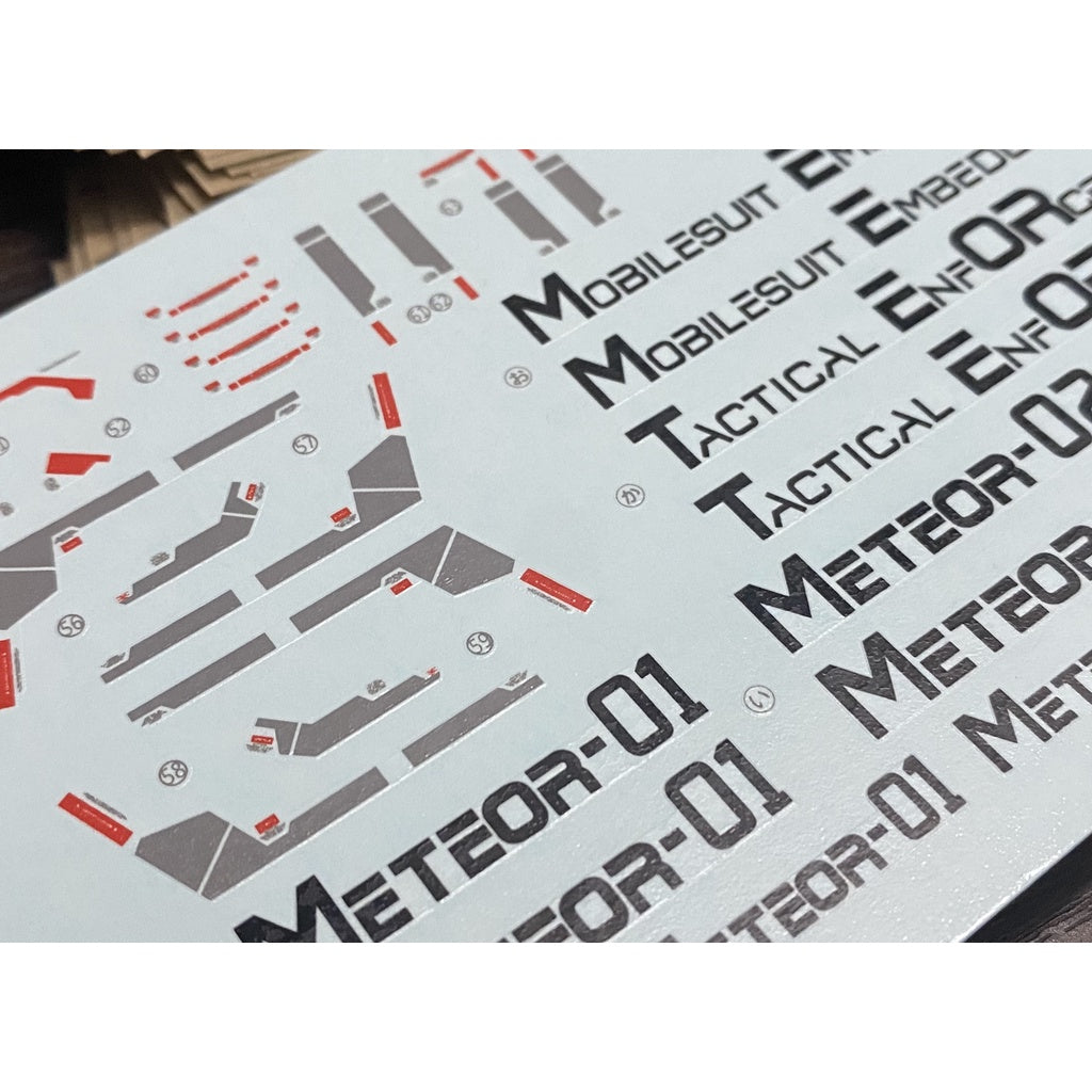 Xueyan Decal For Seed HG RG METEOR UNIT Fluorescence