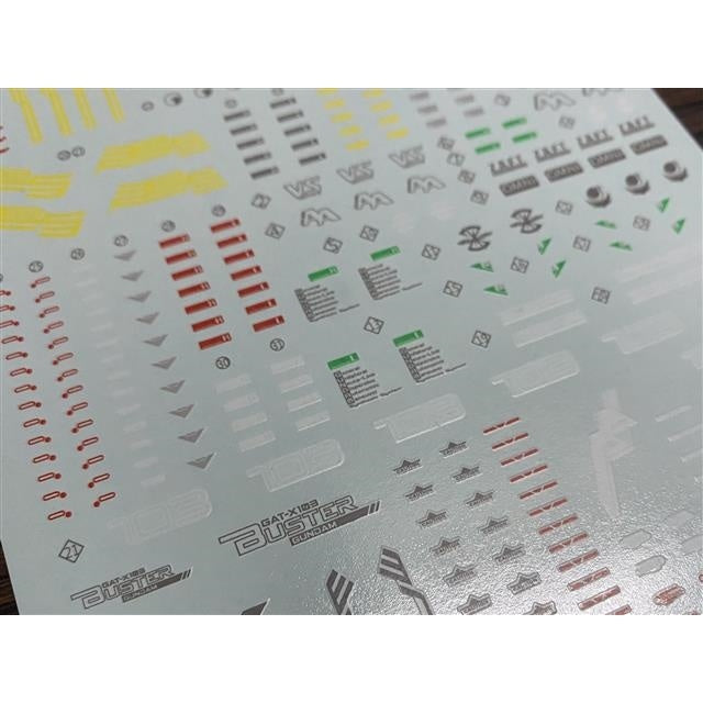 Xueyan Water Slide Decal For MG-78 MG Duel Fluorescence