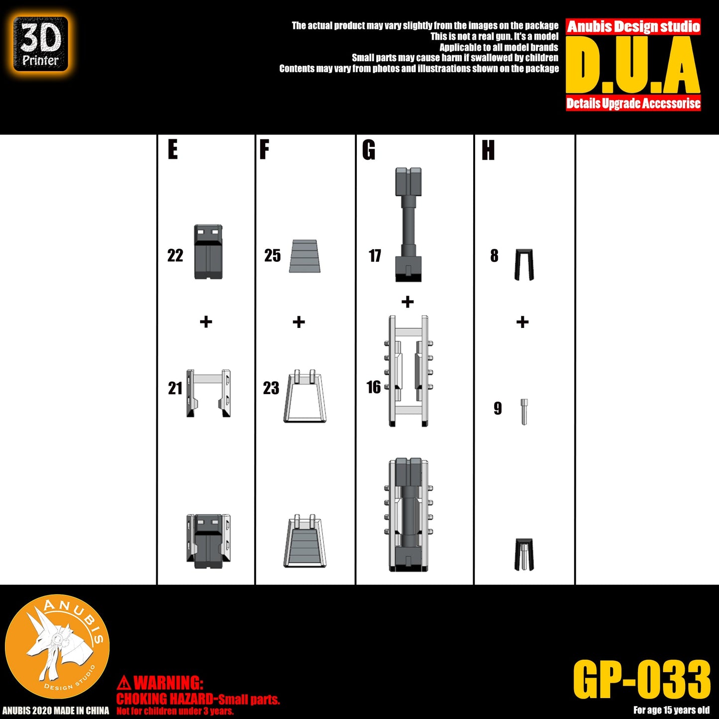 Anubis GP033 Detail upgrade Parts fit for Gundam MG SAZABI ver.ka